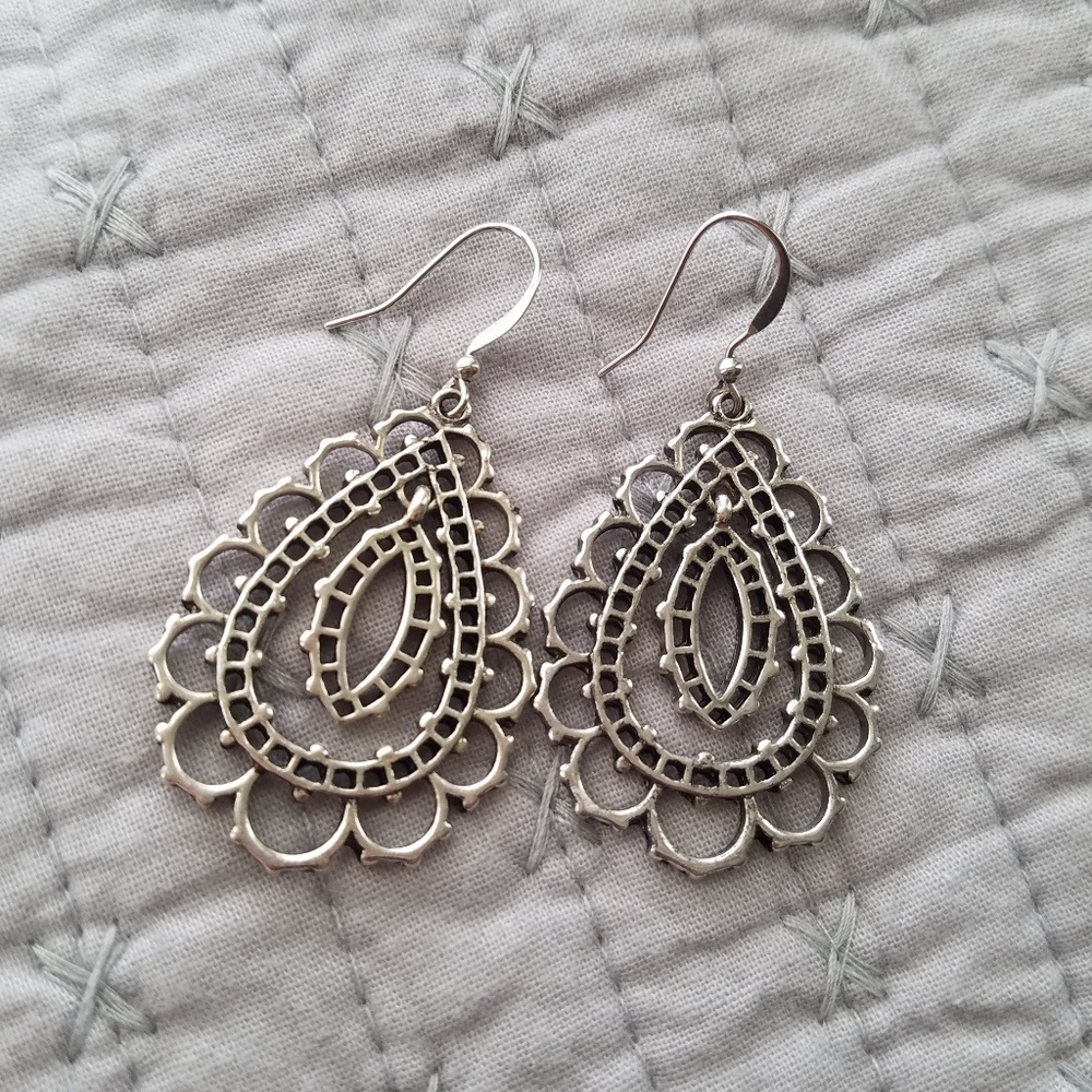 Silver Dangle Earrings
